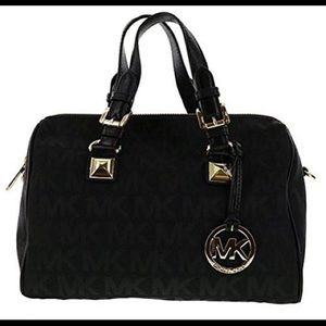 Michael Kors Grayson Black Large Satchel